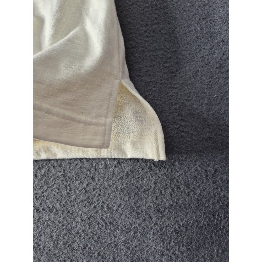 NWT ALI MILES Sz PL Ivory Cowl Neck Colorblock Lagenlook 3/4 Sleeves Tunic Top - Picture 5 of 11
